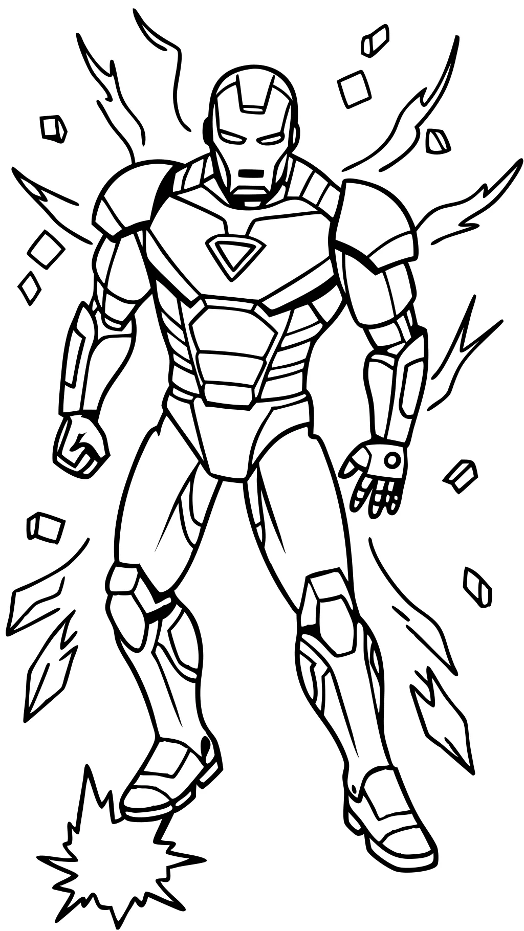 coloriages gratuits iron man